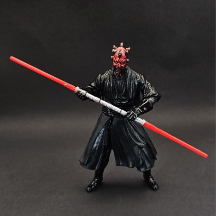 Hasbro Star Wars Darth Maul Used Figure Hasbro Star Wars Darth Maul Used Figure