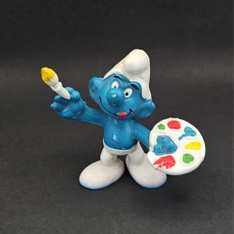 Schleich The Smurfs Malerin gebrauchte Figur (Loose)