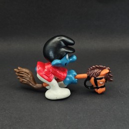 Schleich The Smurfs Jockey second hand Figure (Loose)