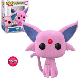 Funko Pop N°884 Pokemon Espeon - Mentali - Psiana Exclusive Flocked Vinyl Figure