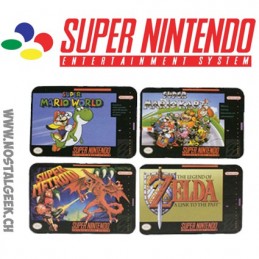 SNES Coasters