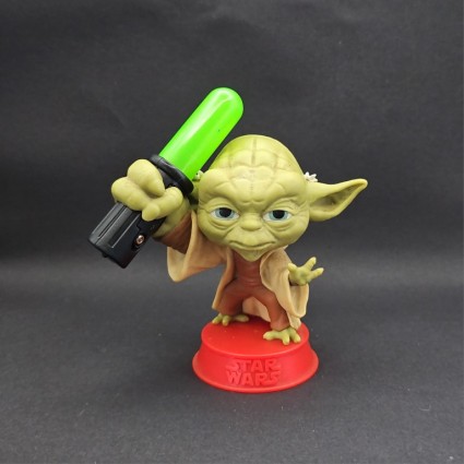 Star Wars Euro Spin Flash Heroes Yoda Figurine d'occasion Star Wars Euro Spin Flash Heroes Yoda Figurine d'occasion