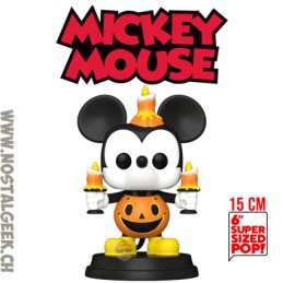 Funko Pop Halloween N°1493 Mickey Mouse in Pumpkin Costume Lights Up Vinyl Figur