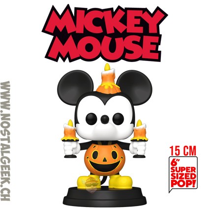 Funko Pop Halloween N°1493 Mickey Mouse in Pumpkin Costume Lights Up Vinyl Figur
