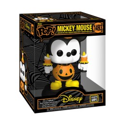 Funko Pop Halloween N°1493 Mickey Mouse in Pumpkin Costume Lights Up Vinyl Figur