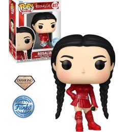 Funko Pop N°417 Rocks Rosalia (Bizcochito) (Diamond Glitter) Exclusive Vinyl Figur