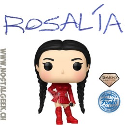 Funko Pop N°417 Rocks Rosalia (Bizcochito) (Diamond Glitter) Exclusive Vinyl Figur