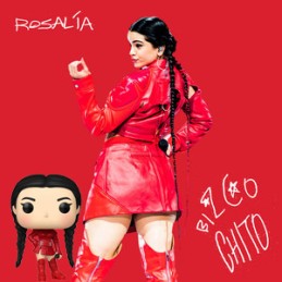 Funko Pop N°417 Rocks Rosalia (Bizcochito) (Diamond Glitter) Exclusive Vinyl Figur