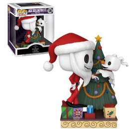 Funko Pop Deluxe N°1357 Nightmare Before Christmas Jack Skellington and Zero with Tree Vinyl Figur