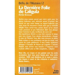 Folio junior Un Livre dont vous êtes le héros La Dernière Folie de Caligula
