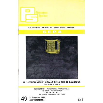 Ufologie / Phénomènes Spatio G.E.P.A N° 49 Livre d'occasion
