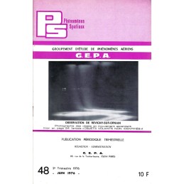 Ufologie / Phénomènes Spatio G.E.P.A N° 48 Livre d'occasion