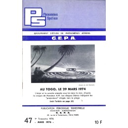 Ufologie / Phénomènes Spatio G.E.P.A N° 47 Livre d'occasion