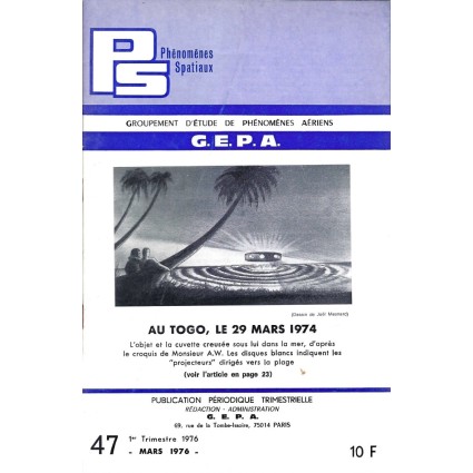 Ufologie / Phénomènes Spatio G.E.P.A N° 47 Livre d'occasion