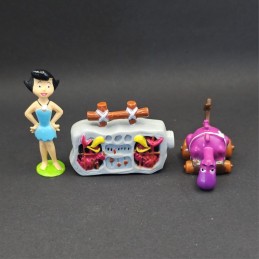 The Flinstone set of 3 Used Figures