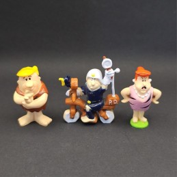 The Flinstone set of 3 Used Figures