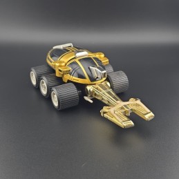 Bandai Beetleborg Chromium Gold Used Battle Vehicle 1997