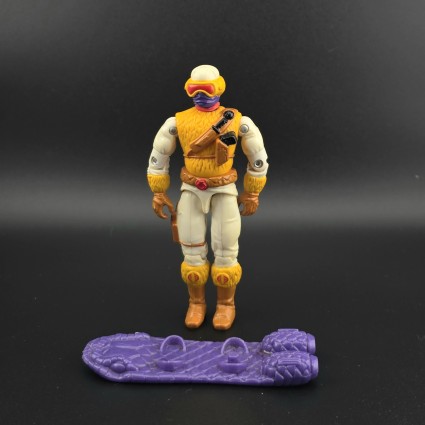 Hasbro G.I. Joe Snow Serpent + Snowboard 1991 Figurine d'occasion Hasbro G.I. Joe Snow Serpent + Snowboard 1991 Figurine d'occasion