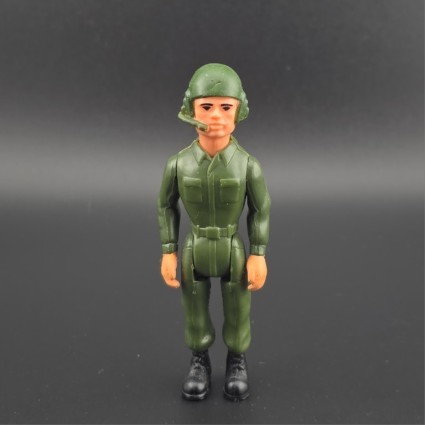 Fisher Price Fisher Price Construx Army Tank Pilot 1985 Figurine d'occasion Fisher Price Fisher Price Construx Army Tank Pilot 1985 Figurine d'occasion