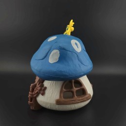 Die Schlümpfe Mini-Haus (Blau) gebrauchte Figur (Loose)