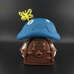 The Smurfs Mini House (Blue) second hand (Loose)