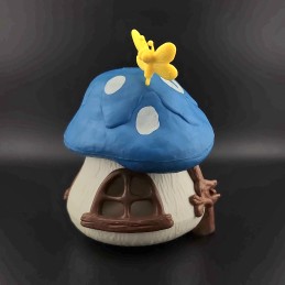 The Smurfs Mini House (Blue) second hand (Loose)