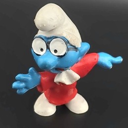 Schleich The Smurfs - Smurf Lawyer 1971 second hand Figure (Loose)