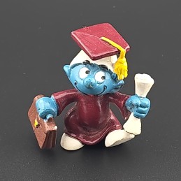 Schleich The Smurfs - Graduate Smurf 1981 second hand Figure (Loose)