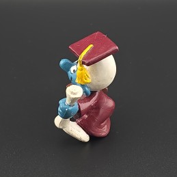 Schleich The Smurfs - Graduate Smurf 1981 second hand Figure (Loose)