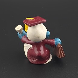Schleich The Smurfs - Graduate Smurf 1981 second hand Figure (Loose)