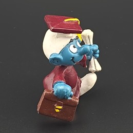 Schleich The Smurfs - Graduate Smurf 1981 second hand Figure (Loose)