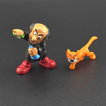 Schleich Die Schlümpfe - Absolvent Schlumpf 1981 gebrauchte Figur (Loose)