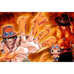 Funko Funko Pop N°100 Anime One Piece Portgas D. Ace Vinyl Figure