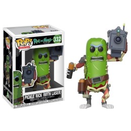 Funko Funko Pop N°332 Rick and Morty Pickle Rick with Laser Vinyl Figure