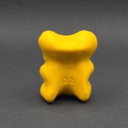 Original Boucin' Boneheads Series 1 N°32 Hawkeye (Gelb) gebrauchte Figur (Loose)