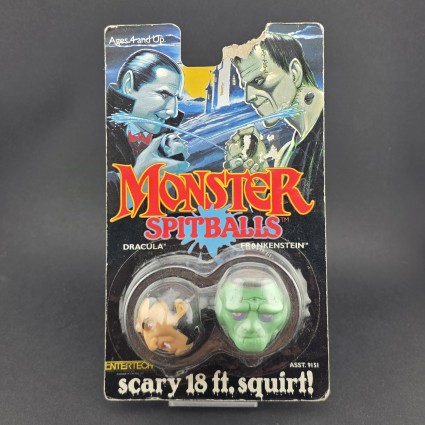 Monster Spitballs Dracula & Frankenstein 1989