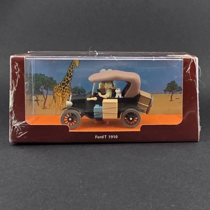 Tim und Struppi im Kongo Ford T Noire 1910 Hergé Moulinsart 1/43