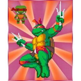 Funko Funko Pop Cartoons Teenage Mutant Ninja Turtles 8 bit Raphael Vinyl Figure