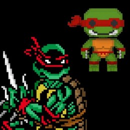 Funko Funko Pop Cartoons Teenage Mutant Ninja Turtles 8 bit Raphael