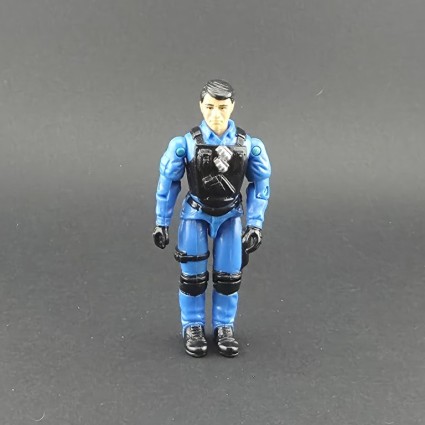 Hasbro G.I. Joe Shockwave 1992 gebrauchte Figur