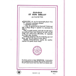 Oui-Oui et son Grelot Livre d'occasion Bibliothèque Rose