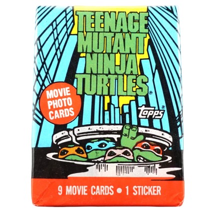 Topps 1990 Topps TMNT Teenage Mutant Ninja Turtles Movie Trading Cards Sealed Pack