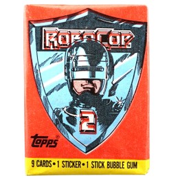 Topps 1990 Topps Robocop 2 Movie Trading Cards Sealed Pack.