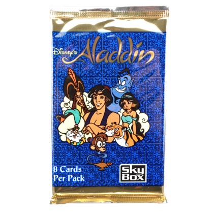 Skybox 1993 Skybox Disney Aladdin (Blau) Sammelkarten versiegeltes Paket.