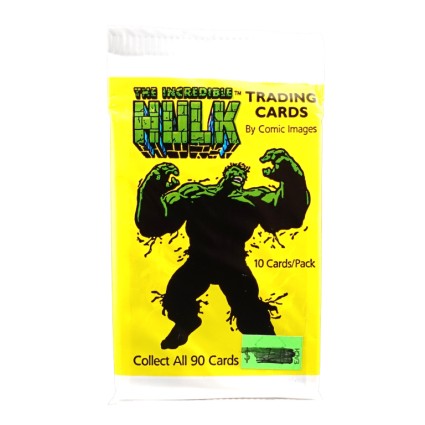 1991 Marvel Entertainment The Incredible Hulk Sammelkarten versiegeltes Paket.