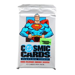 Impel 1991 Impel DC Cosmic Cards Inaugural Edition Superman Pack scellé de cartes à collectionner.