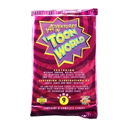 Upper Deck 1993 Upper Deck Looney Tunes Adventures in Toon World Pack scellé de cartes à collectionner.