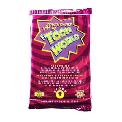 Upper Deck 1993 Upper Deck Looney Tunes Adventures in Toon World Trading Cards Sealed Pack.