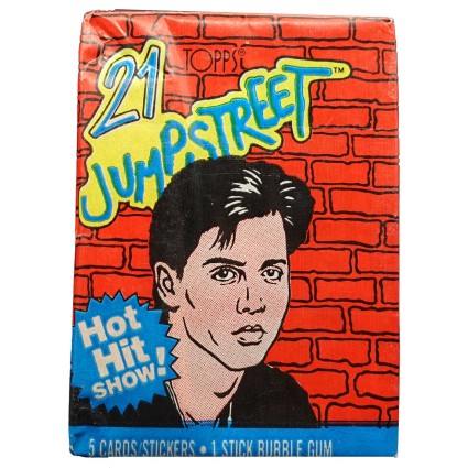 Topps 1987 Topps 21 Jump Street Trading Cards Sealed Pack