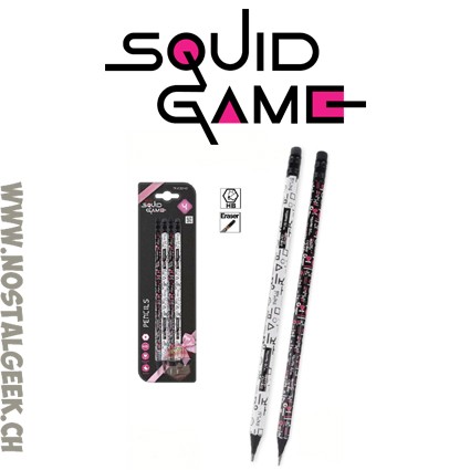 Squid Game Set de 4 Crayons HB.